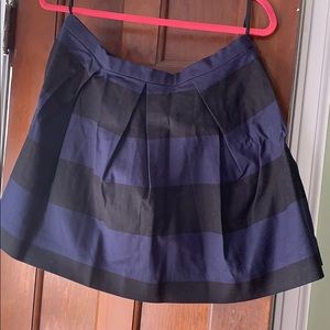 Black and navy circle skirt
